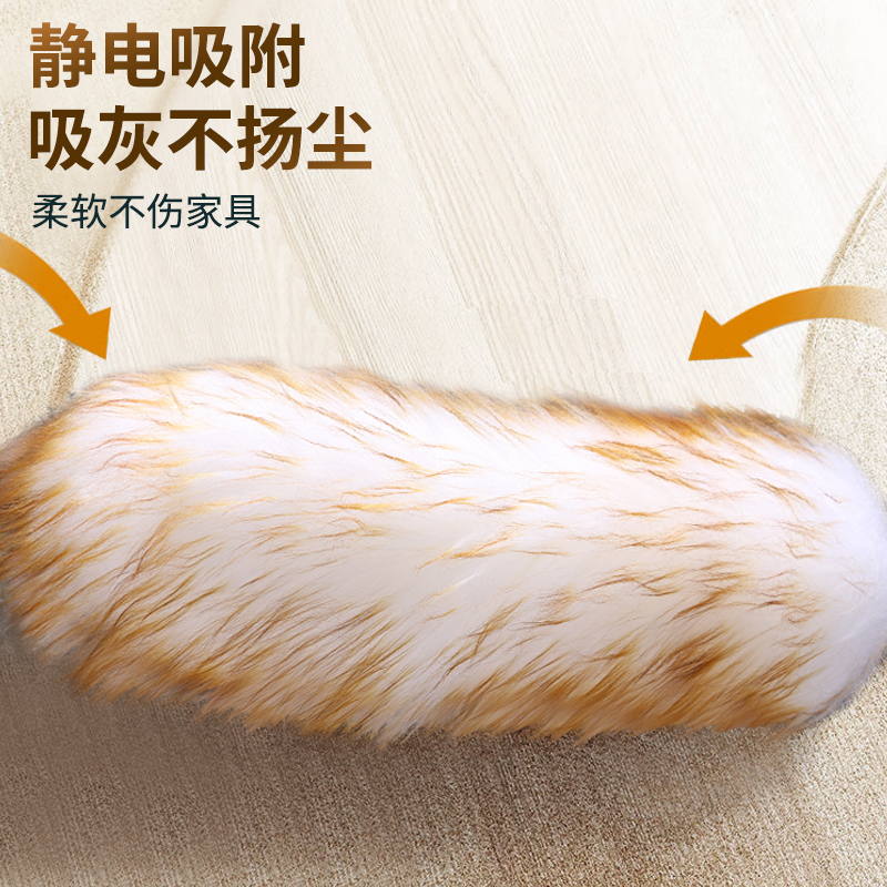 羊毛静电除尘鸡毛掸子打扫灰尘家用清理卫生天花板大扫除伸缩2940高清大图