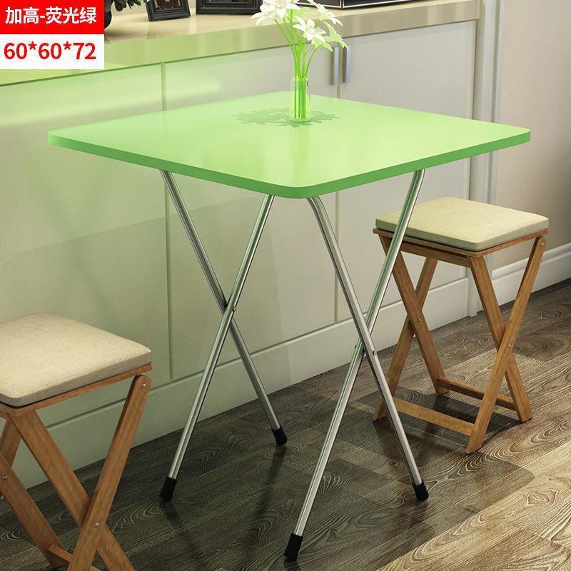折叠桌子餐桌家用小饭桌便携式户外折叠摆摊桌正方形宿舍简易卧室