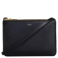 [直营]赛琳(CELINE) TRIO BAG系列 经典设计女士多层小羊皮拉链单肩包 斜挎包 女包