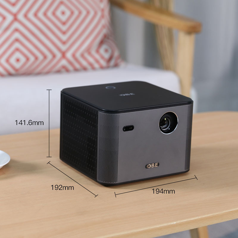 OBE大眼橙X7Pro投影仪 家用投影机 1080P家庭影院 高亮1400ANSI 兼容4K手机便携无线WIFI投屏电视(自动梯形矫正 全局自动对焦)
