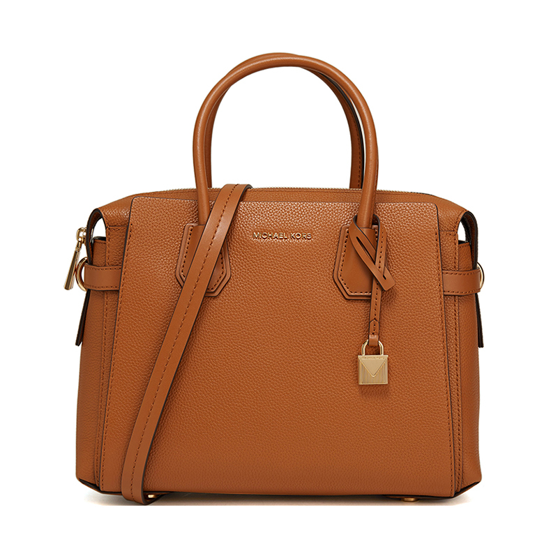 Michael Kors/迈克·科尔斯女士MERCER系列牛皮单肩包30S9GM9S2B橡子棕30S9GM9S2L203