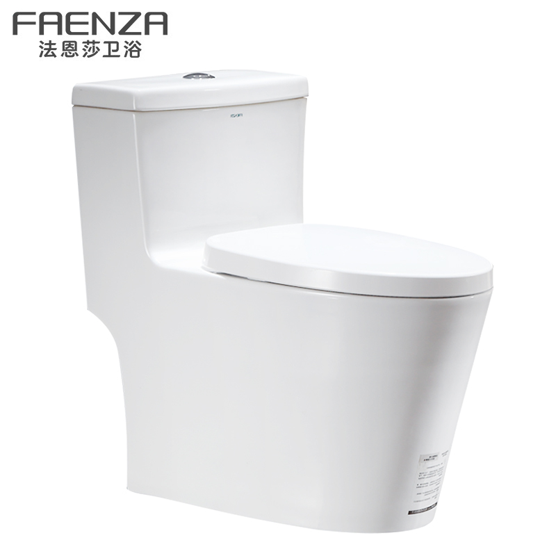 法恩莎(FAENZA) 马桶 FB16127大力神静音冲水抽水坐便器 坐厕虹吸式座便高清大图