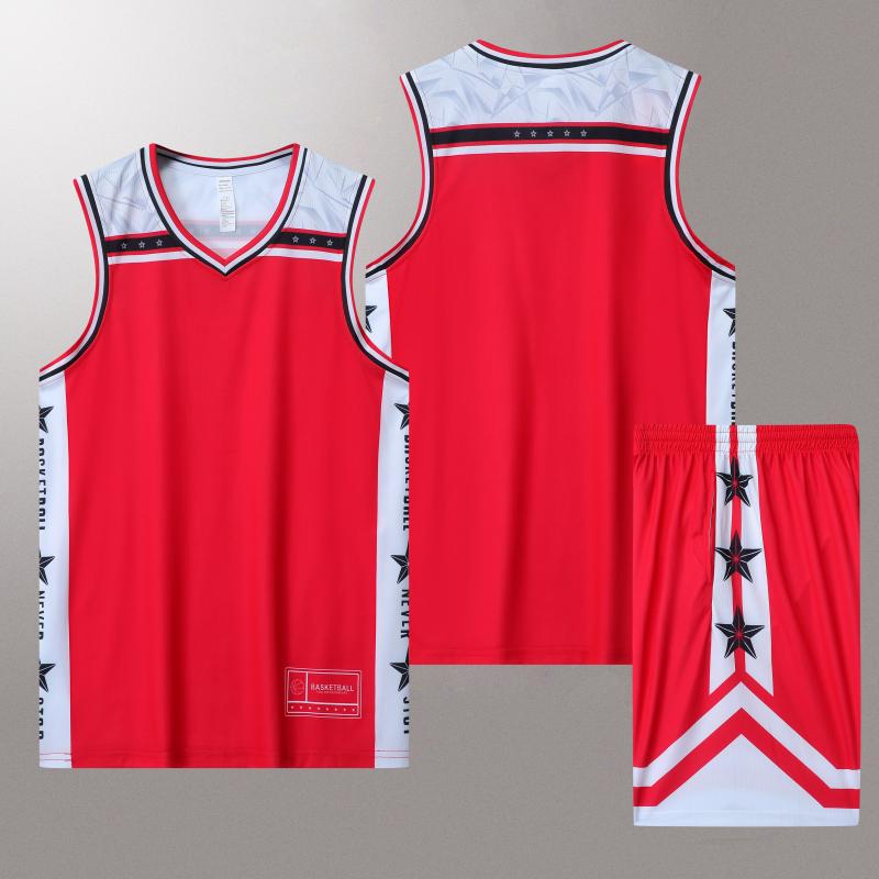 鑫捷登 可定制舒适速干篮球服套装AGRY-WDL054 套高清大图