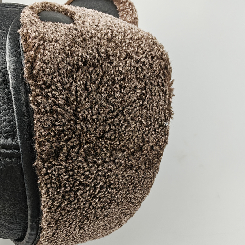 鸽护 雷锋帽 GH194QDK-毛边款[咖啡色] 顶高清大图