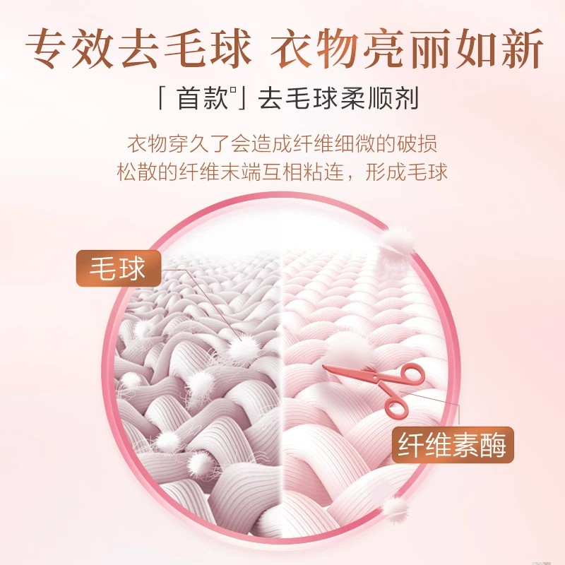 [6斤]立白大师香氛天然护衣柔顺剂(1kg袋装+2kg瓶装)高清大图