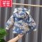 可莉允男童棉衣2021新款洋气儿童棉袄冬季婴儿冬装外套宝宝棉服加绒加厚