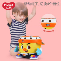 汇乐玩具(HUILE TOYS)DJ阿古788儿童电动声光手拍鼓/音乐唱歌跳舞机器人玩具塑料/彩色