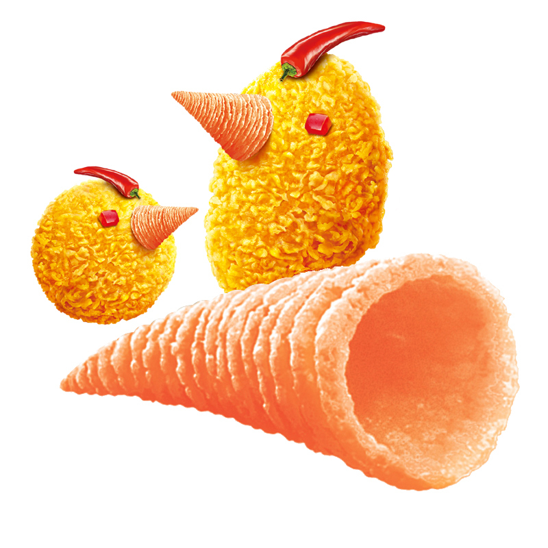 奇多cheetos妙脆角香浓辣辣鸡味65克袋装膨化食品