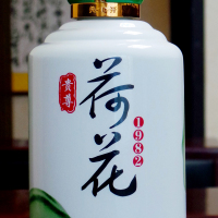 荷花酒贵州白酒53度酱香型纯粮食原浆坤沙老酒陈年窖藏500ml礼盒装