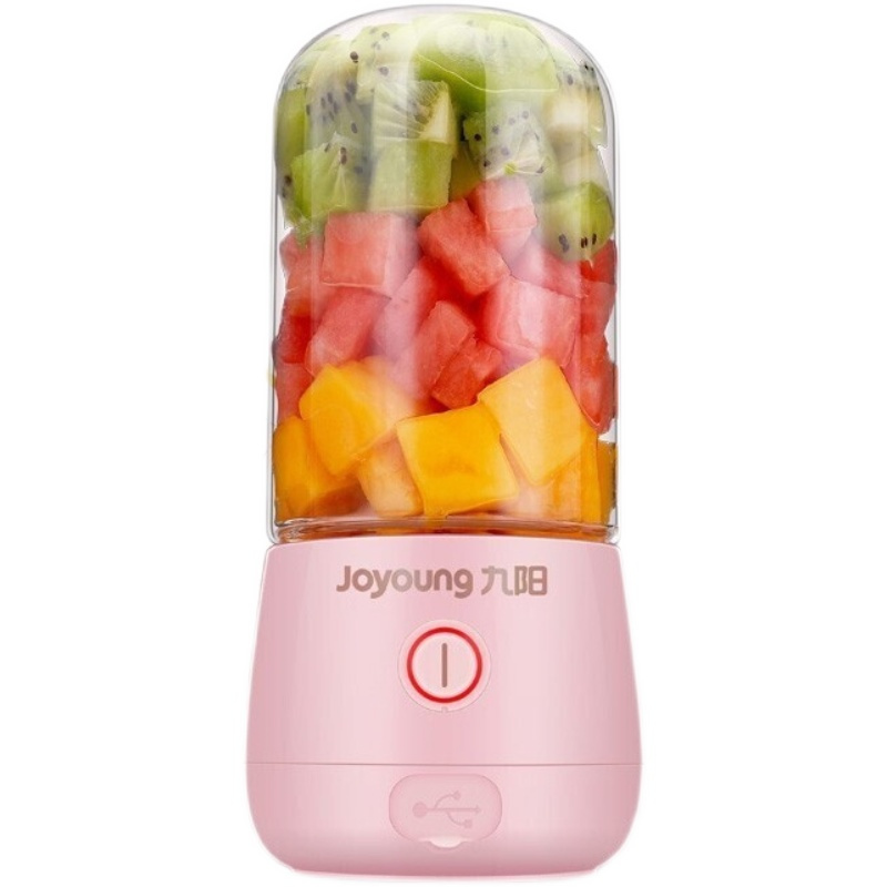 九阳(Joyoung) 榨汁机家用全自动果蔬汁机多功能便携充电式迷你果汁机L3-C8 粉色高清大图