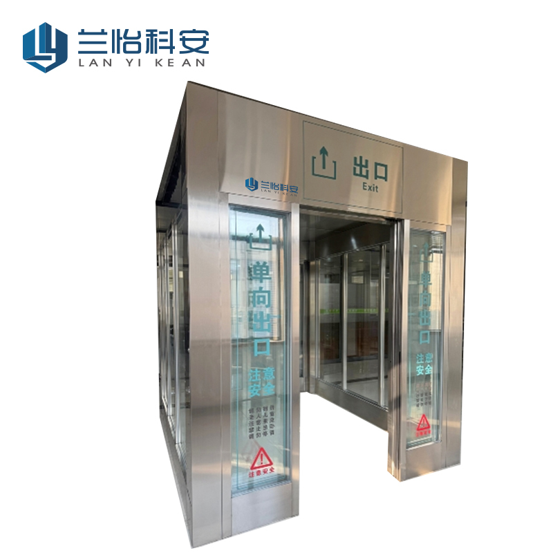 兰怡科安 电动厢式单向AB安检门 LYKA-DXAJM-B/套高清大图