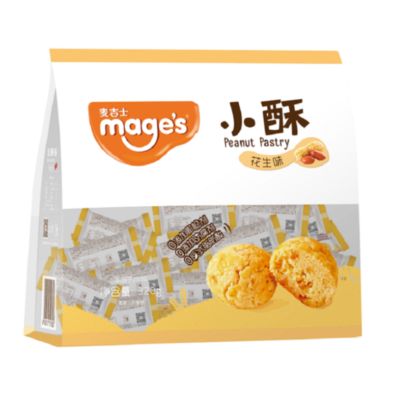 麦吉士花生小酥320克-jh