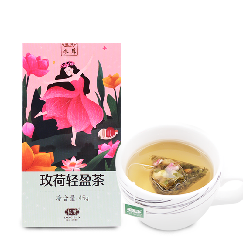 龙宝玫荷轻盈茶45g