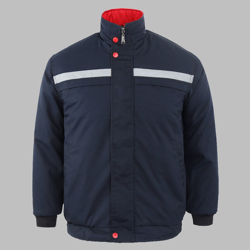 汽修工作服棉衣男冬季加厚工作服棉衣劳保服棉上衣耐磨防寒可印字