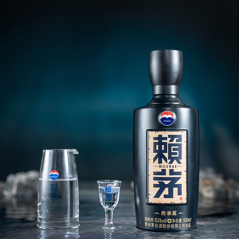 茅台 赖茅 传承蓝 单瓶 53度 500ml 酱香型 白酒 賴茅高清大图