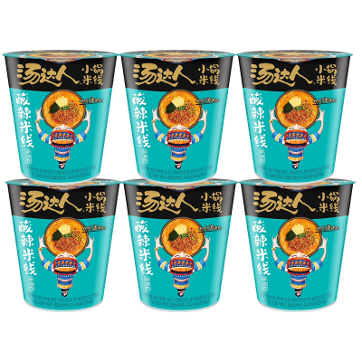 统一 汤达人酸辣米线86g*6杯装