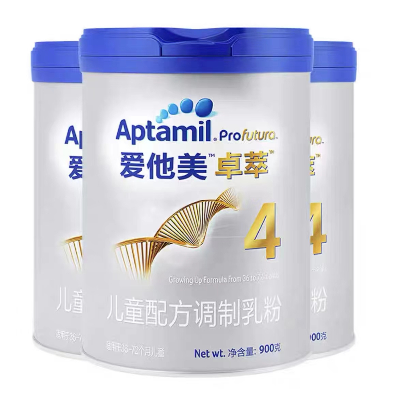 Aptamil爱他美卓萃儿童配方调制乳粉4段 900g*1罐