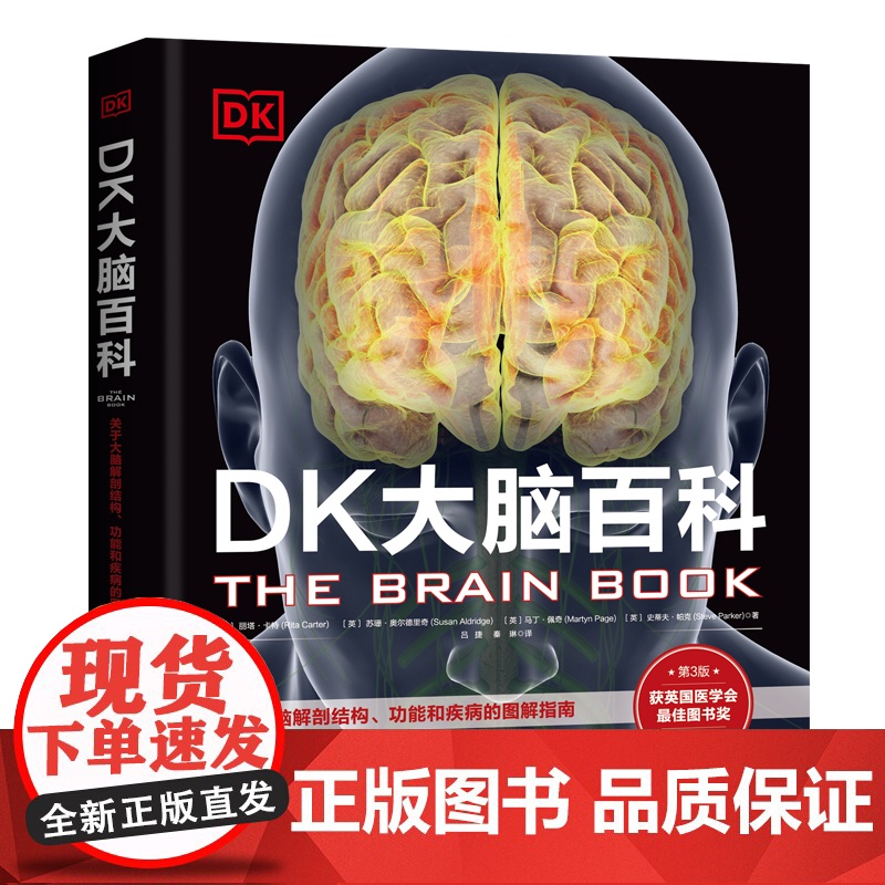 DK大脑百科 关于大脑解剖结构 功能和疾病的图解指南 科普百科 健康生活 北京科学技术出版社高清大图