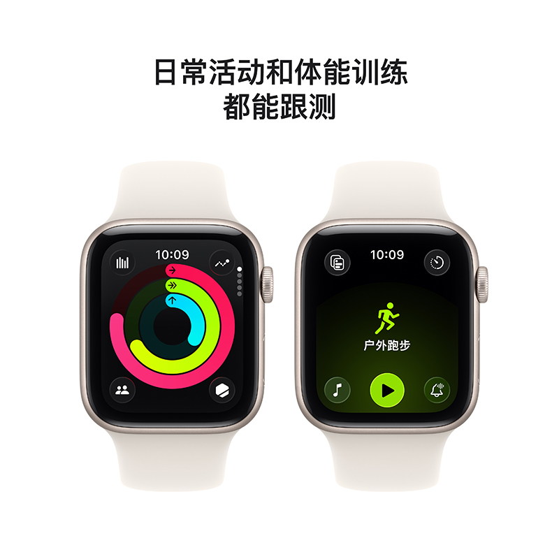 MEHH4CH/B Apple Watch SE3(A3392) GPS 44毫米星光色铝金属表壳 星光色运动型表带-S/M高清大图