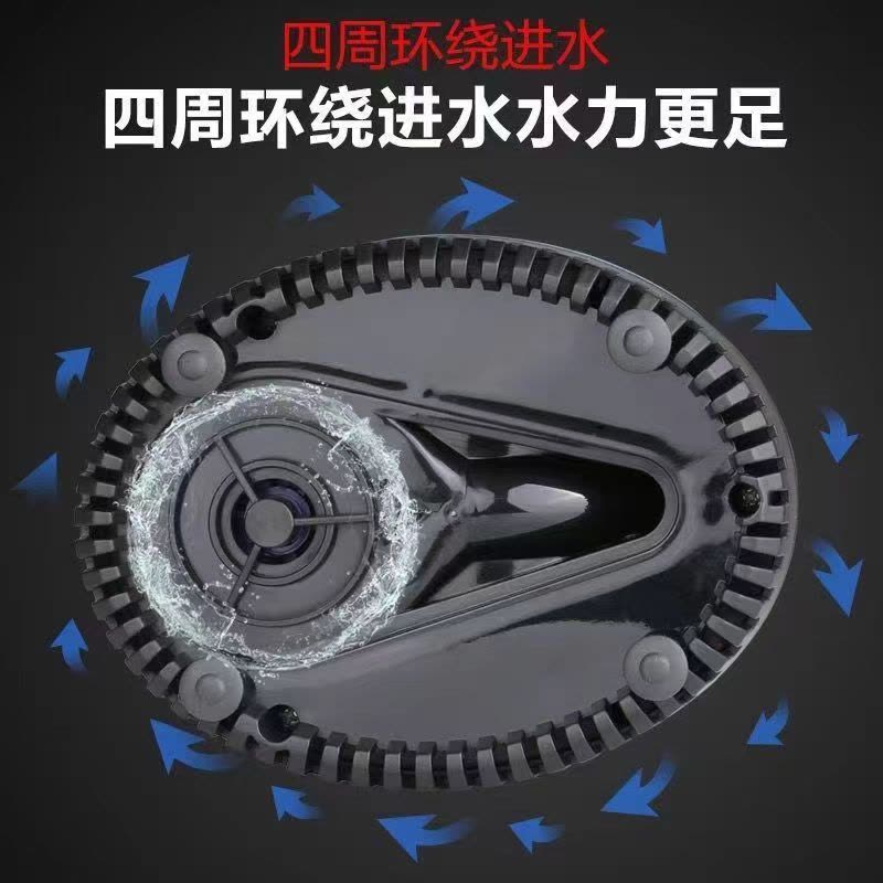 鱼缸底吸水泵潜水泵可调式流量新款底吸水循环循环水泵抽水图片