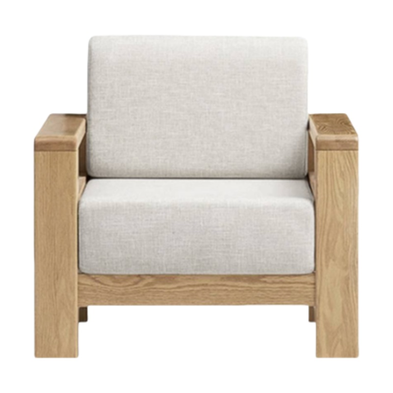 演发 橡木沙发单人 张高清大图