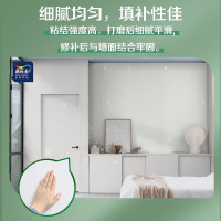 多乐士臻易施补墙膏墙面修补膏墙面裂缝修补膏耐水腻子粉膏墙面裂缝修复翻新净味补墙漆白色两支装