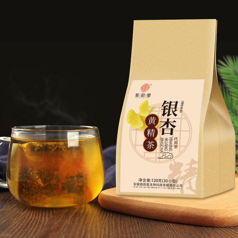谯韵堂 银杏黄精茶120g/袋高清大图