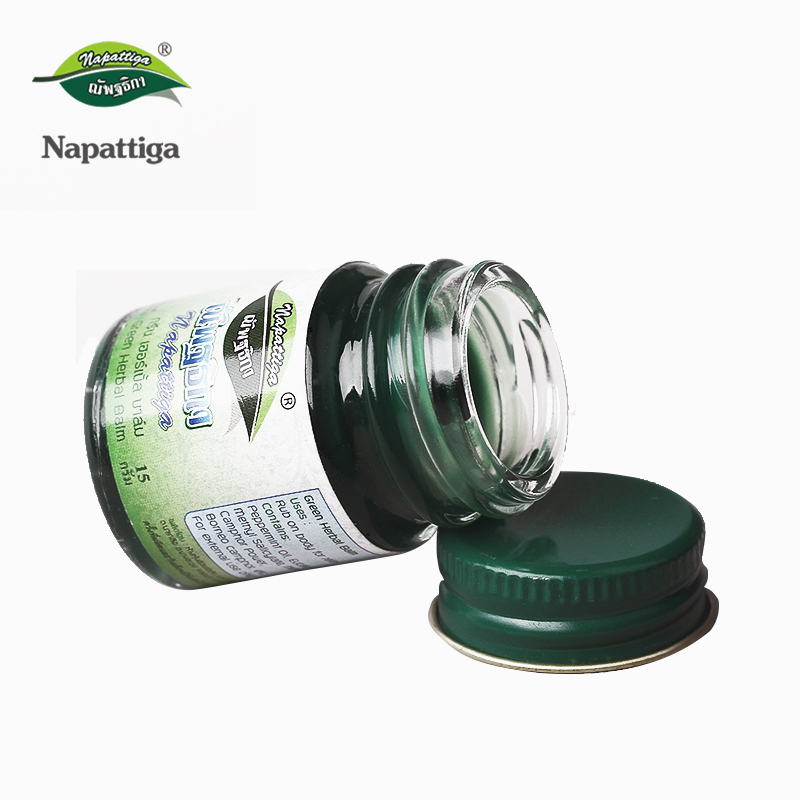 娜帕蒂卡(napattiga) 泰国进口 青草膏清凉油 15g*3/盒