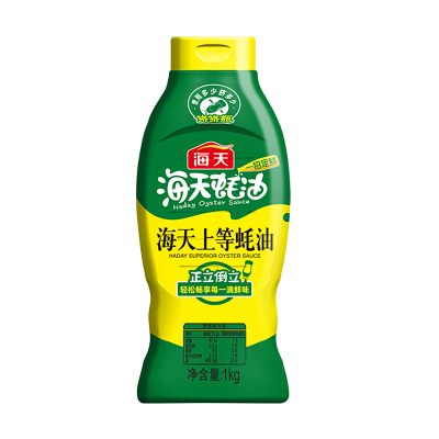海天上等蚝油1kg*2瓶 挤挤装组合装家用商用蚝汁提鲜调料挤压瓶蚝油