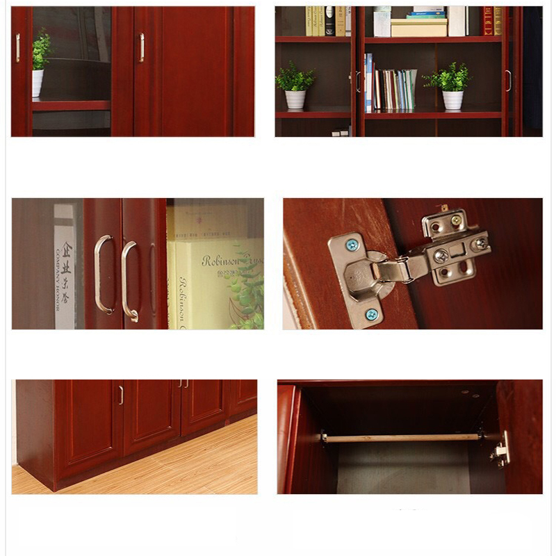 铭羽洋三门书柜1200*400*2000mm台高清大图