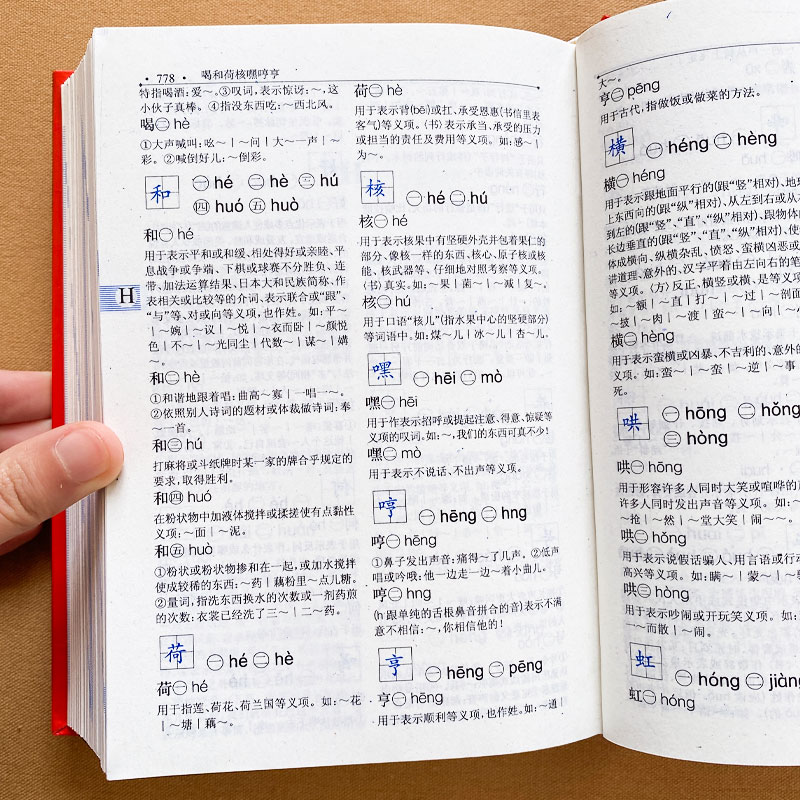 [正版]多功能同义词近义词反义词与组词造句高清大图