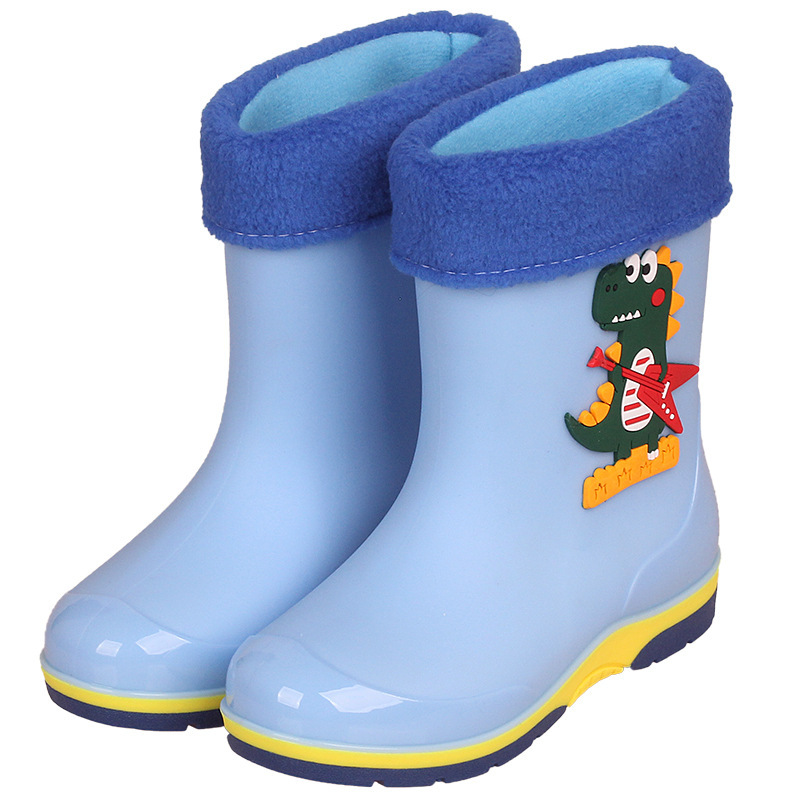 儿童雨靴3241码防滑儿童卡通雨鞋外贸韩国高筒宝宝雨靴女童中童大童水