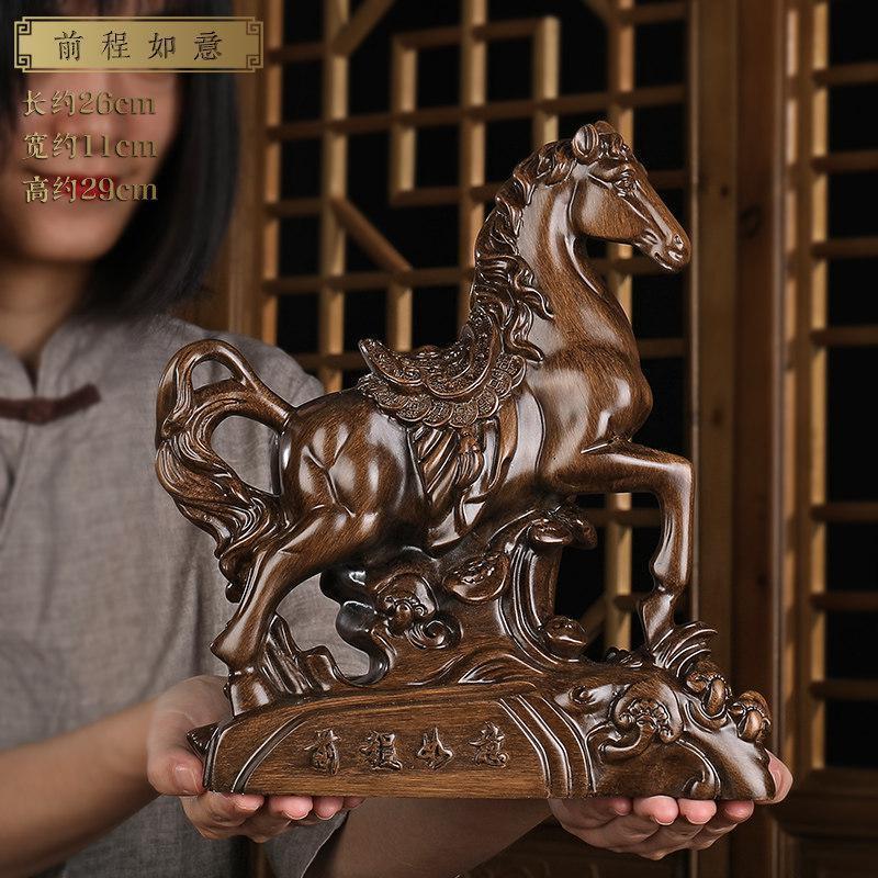 美帮汇马摆件马到成功生肖马摆设家居客厅电视柜酒柜装饰工艺品高清大图