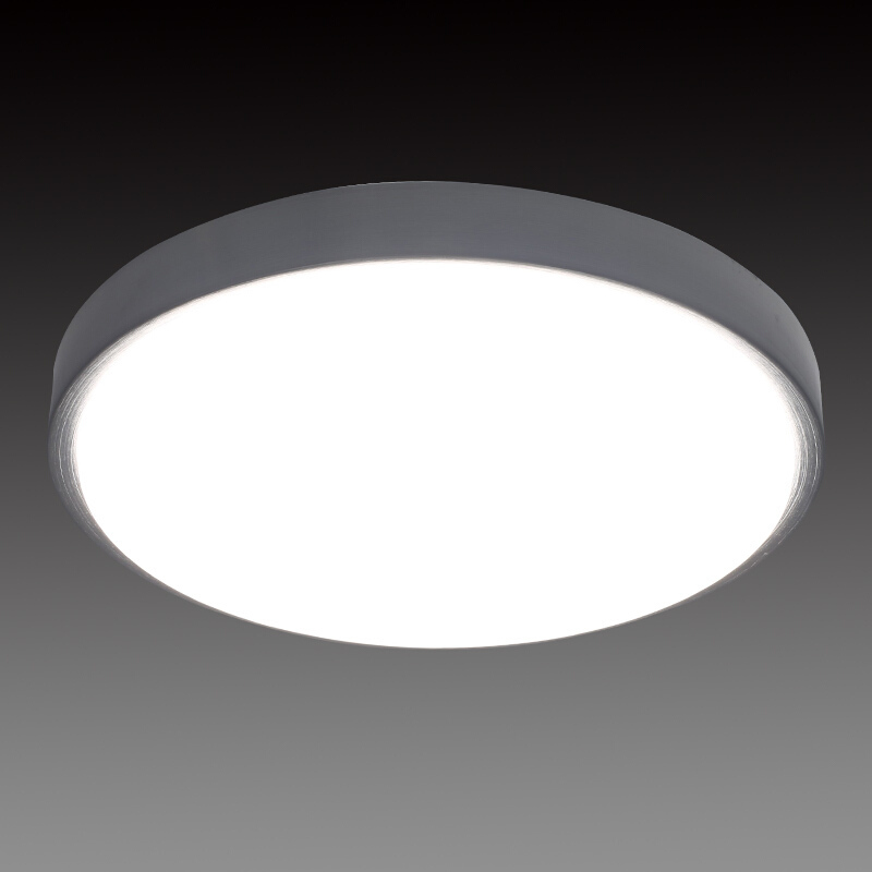 欧普照明(opple) 银边皓白 卧室灯吸顶灯简约圆形灯具 直径29cm 适用4