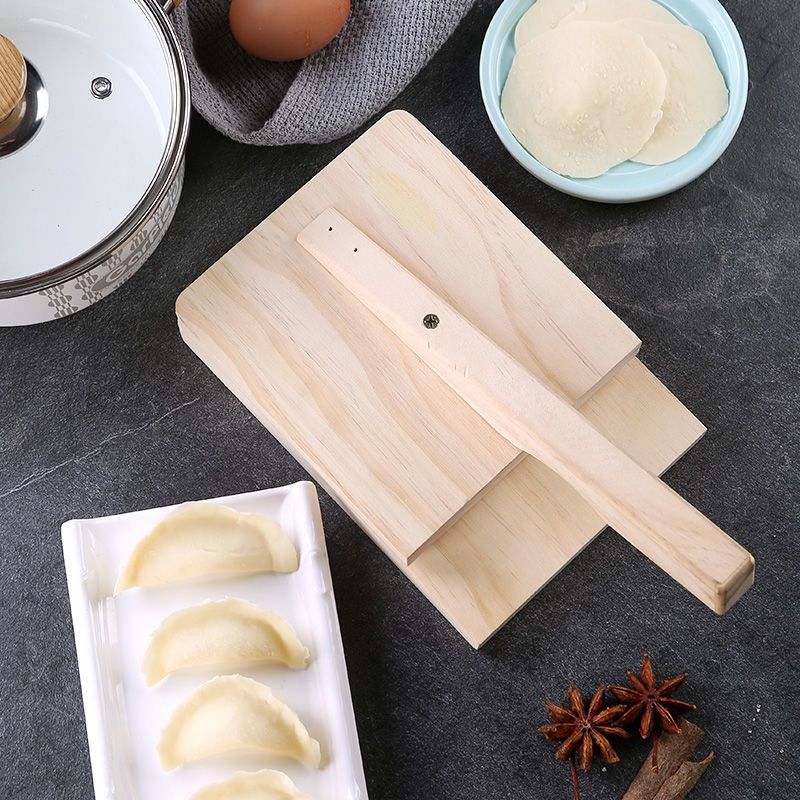 压米饺皮器实木米饺子皮板米粑皮工模具压皮压粑神器米饺皮压皮器 米饺皮压板实木