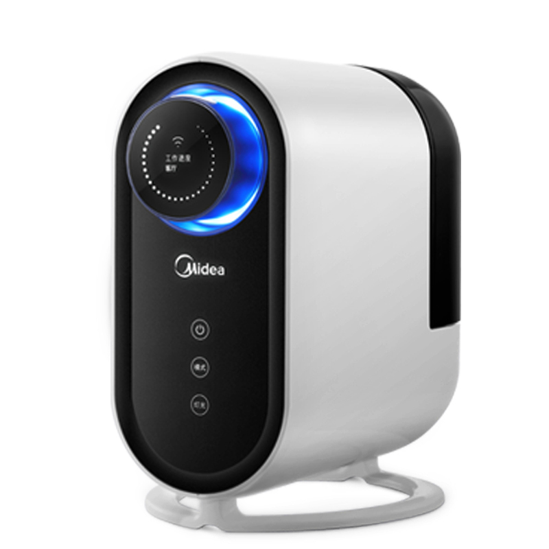 美的(Midea)空气加湿器 SPWQ100Y-A01 1.4L大容量水箱消毒加湿办公室卧室家用小型迷你适用孕妇婴儿低噪