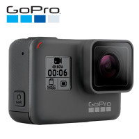 GoPro HERO 6 Black 运动摄像机 (家庭户外旅行普及版配件套包) 4K视频 裸机10米防水 智能语音控制