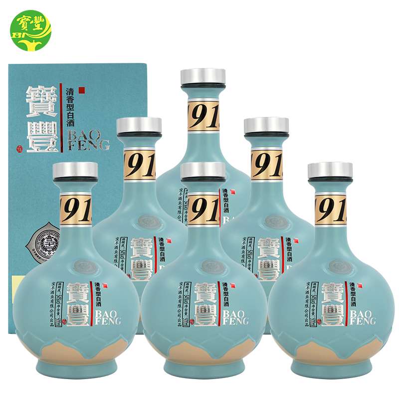 酒厂直营宝丰清香型酒54度宝丰1915500ml6瓶整箱白酒特惠参数