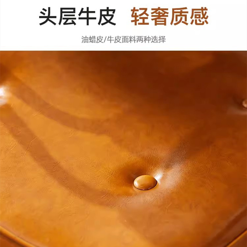 迅迈 墨绿-油蜡皮 家用久坐舒服书房书桌椅 卧室座椅 办公椅 电脑椅 靠背椅 转椅