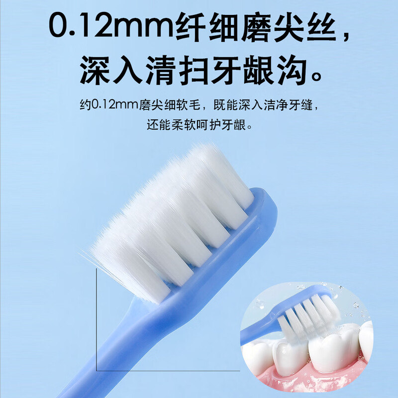Sckoes诗寇丝月清香系列细微软毛牙刷单只高清大图