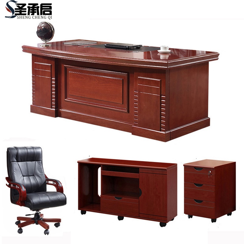 圣承启 主管桌 1.8米含椅张高清大图