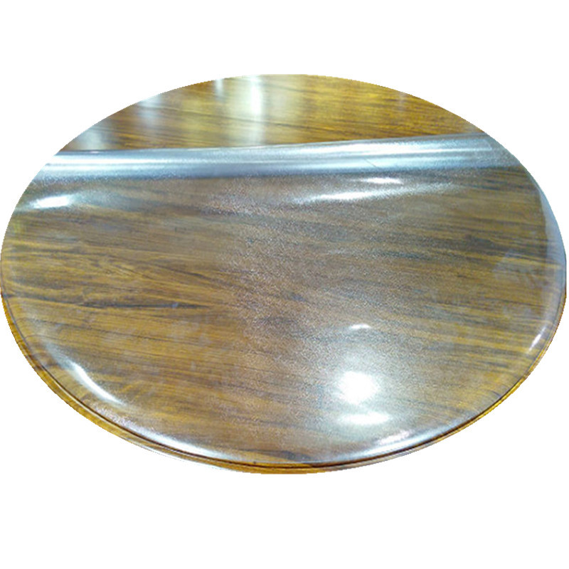 加厚圆桌桌布圆形桌垫桌面保护胶垫透明pvc薄膜软玻璃餐桌垫防水