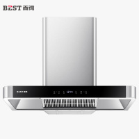 华帝股份百得(BEST)油烟机E508家用欧式顶吸式抽油烟机吸油烟机单烟机单机触控式18大吸力智能体感高频自清洗