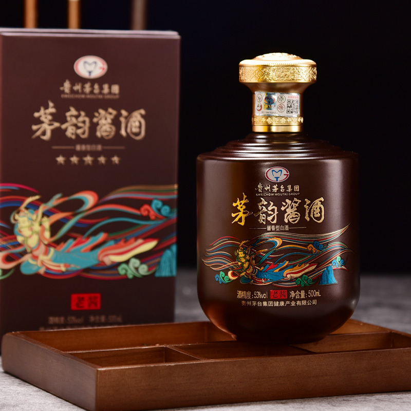贵州茅台集团 茅韵酱酒 53度酱香型白酒礼盒 500ml*1瓶装