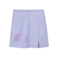 纯棉包臀裙2022夏季新款时尚修身印花开叉女士针织半裙_131 M:160/66A 苦菜紫