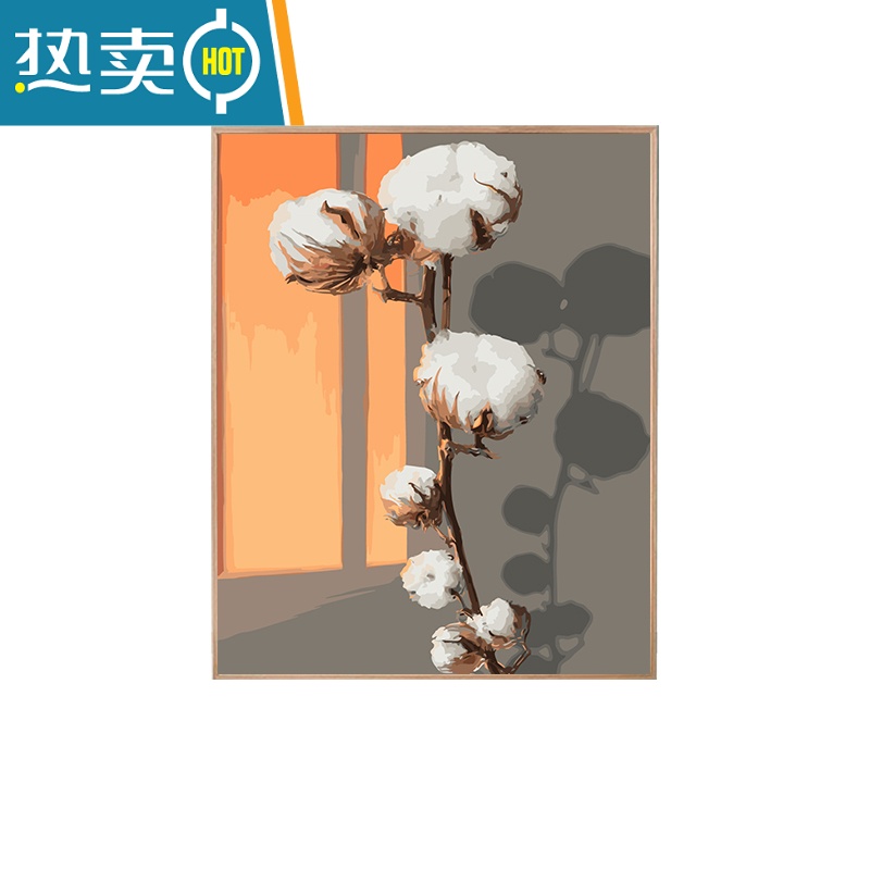敬平花枝俏/数字油画diy填充水油彩手工绘画画涂色上填色装饰装饰画高清大图