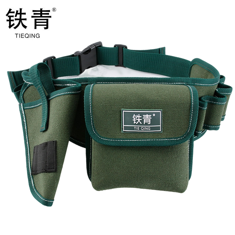 铁青帆布电工腰包工具包SZ54 个高清大图