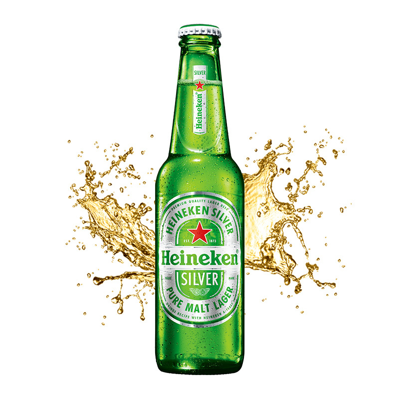 喜力星银(Heineken Silver)啤酒330ml*24瓶/箱