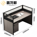 鑫龙都屏风桌 屏风桌1.2m带柜套