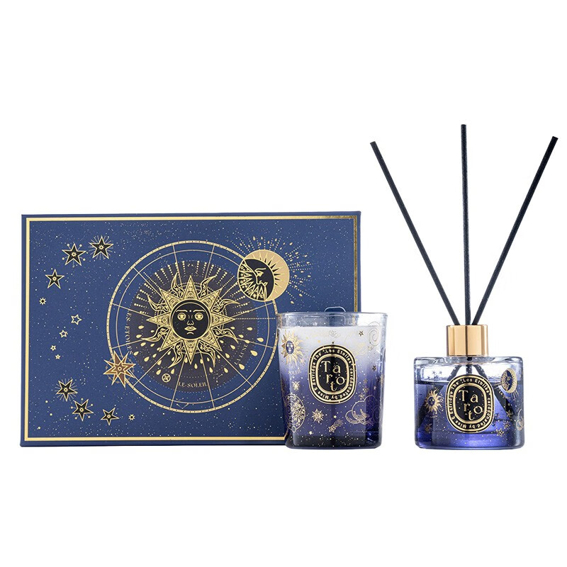 大英博物馆欧洲文化艺术星空无火香薰蜡烛香氛礼盒营造宁静氛围提升居家品质自然精油配方